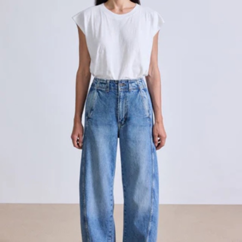 Apiece Apart Petite Meridian Jean - 28 / Austin Wash